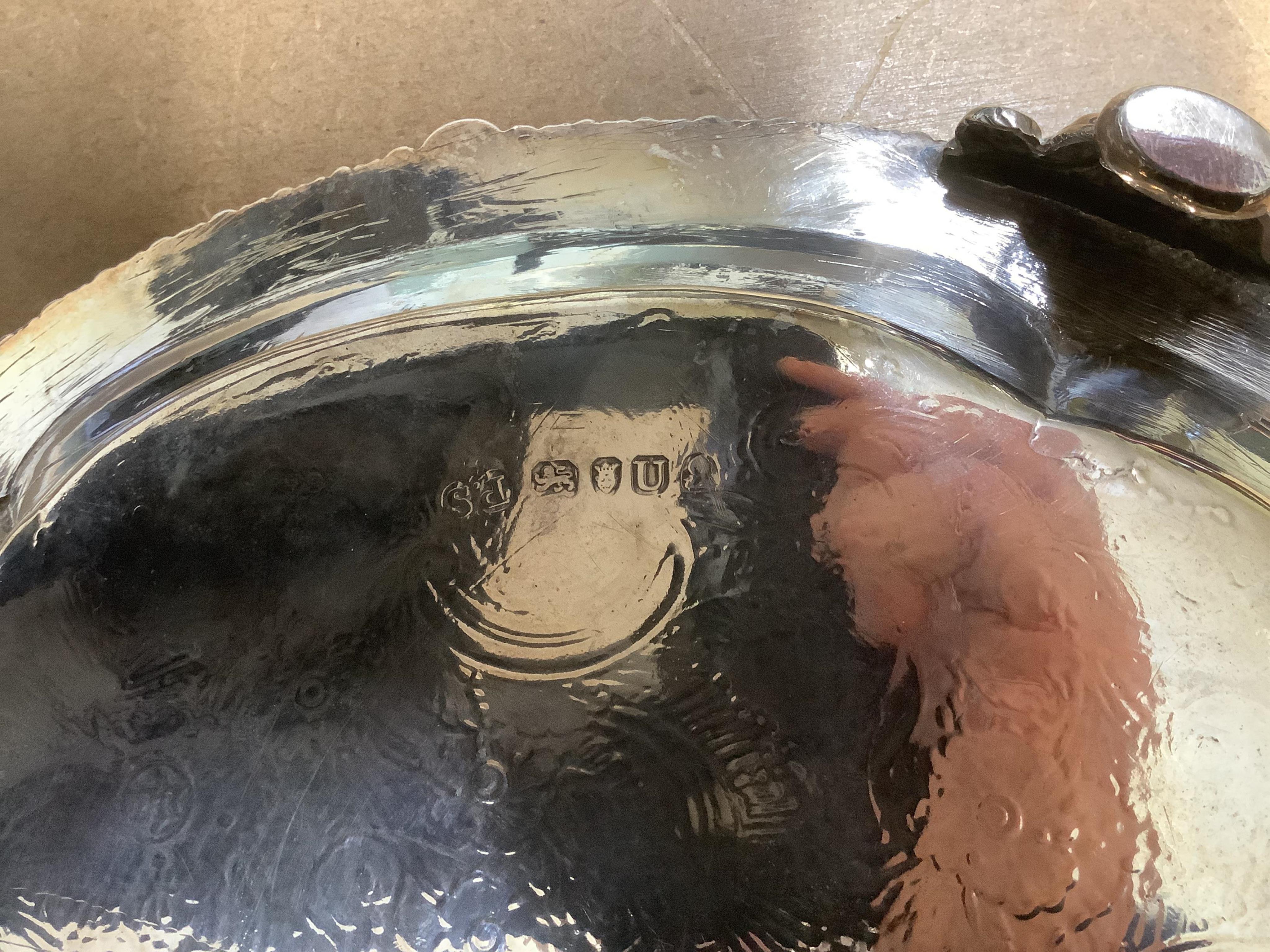 A George III silver waiter, by Paul Storr